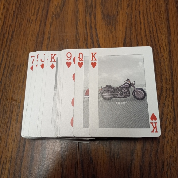 2 Sets Of Harley Davidson Playing Cards in a Metal Case. - Picture 2 of 4